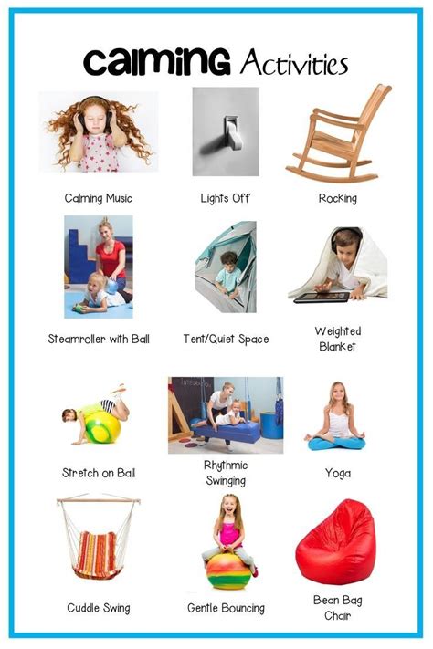 Calming Activities for Kids | Sensory classroom, Calming activities ...