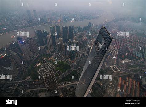 Modern city Shanghai architecture Stock Photo - Alamy