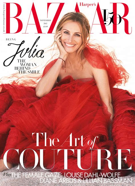 Julia Roberts Covers the November Issue of Harper's Bazaar UK Magazine ...