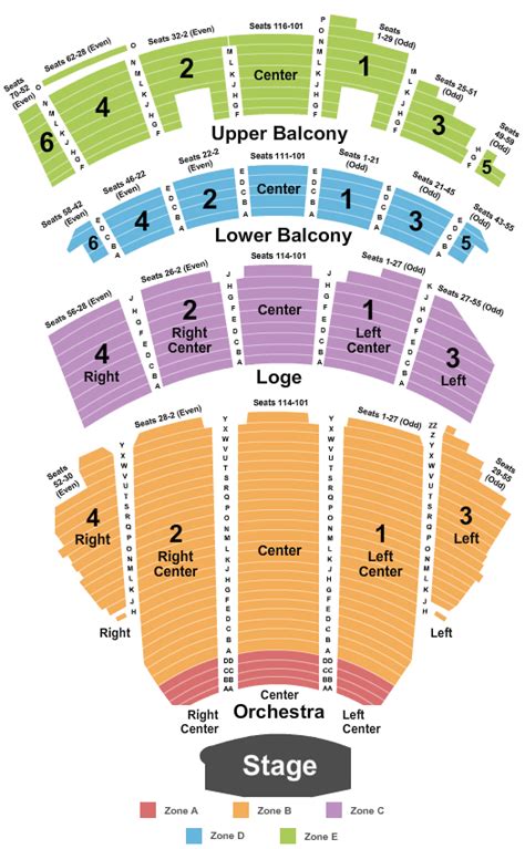 Beacon Theatre Seating Chart - New York