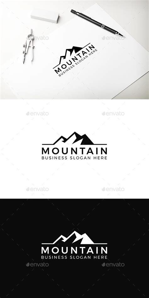 Mountain Logo Template | Logo templates, Mountain logos, Online logo design