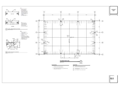 40×60 Metal Building Foundation Plan | QE Engineering