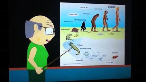 Mr garrison describes evolution (south park) - YouTube