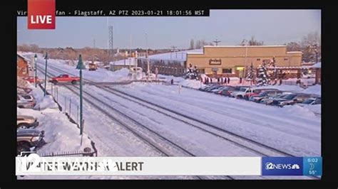 Record snow in Flagstaff - YouTube