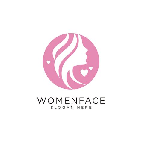 Woman Face Beauty Logo Design Vector - MasterBundles