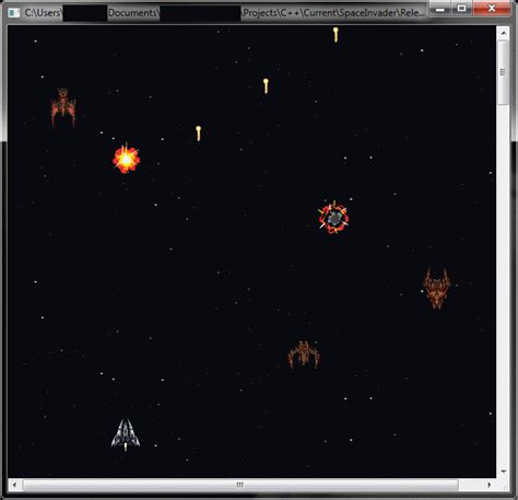 game - An example for a space arcade 2d shooter in C++ - Code Review ...