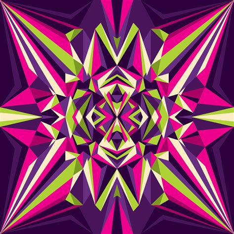 kaleidoscope pattern 198824 Vector Art at Vecteezy