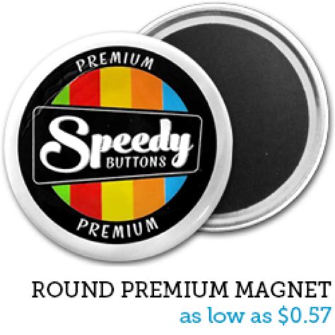 ROUND Premium Magnets, Button Magnets