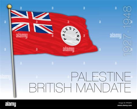 Flag palestine 1948 Stock Vector Images - Alamy