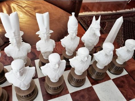 Egyptian Chess set 3d printable stl files | Etsy