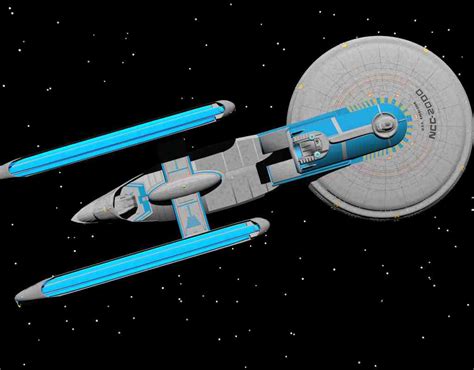 USS Excelsior ncc 2000 - 3D Model - ShareCG