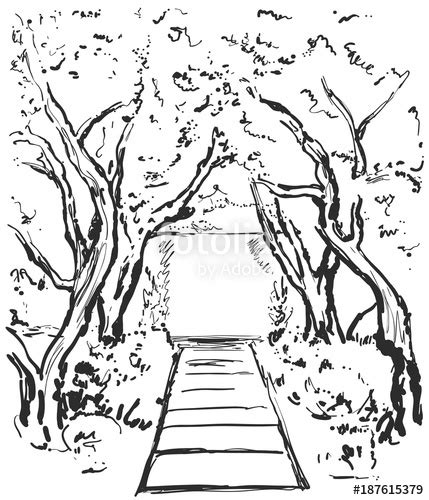 Pathway Drawing at GetDrawings | Free download