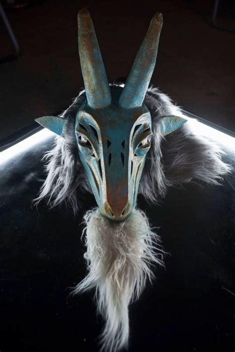 Goat mask | Goat mask, Carnival art, Masks art