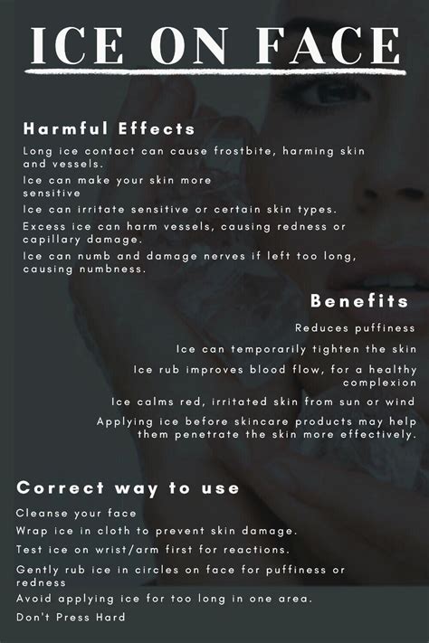 Ice Face Massage: Pros and Cons in 2024 | Ice on face, Face care tips, Face skin care