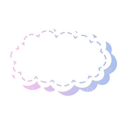 Title Box Vector Art PNG, Cloud Title Box Cartoon Element, Cute Title ...