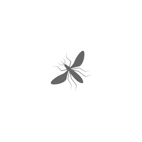 Mosquito icon flat design template vector illustration 7505312 Vector Art at Vecteezy