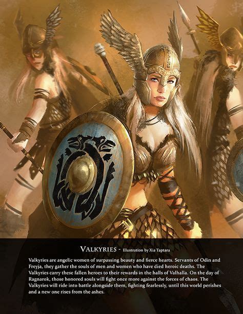 Valkyries by Xia Taptara, from Immortal - Art Book of Myths and Legends - on Kickstarter https ...