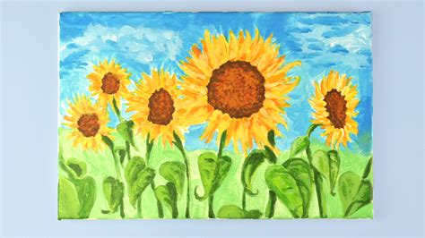 How to Paint a Sunflower: 10 Steps (with Pictures) - wikiHow