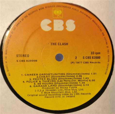 The Clash – The Clash (Vinyl) - Discogs