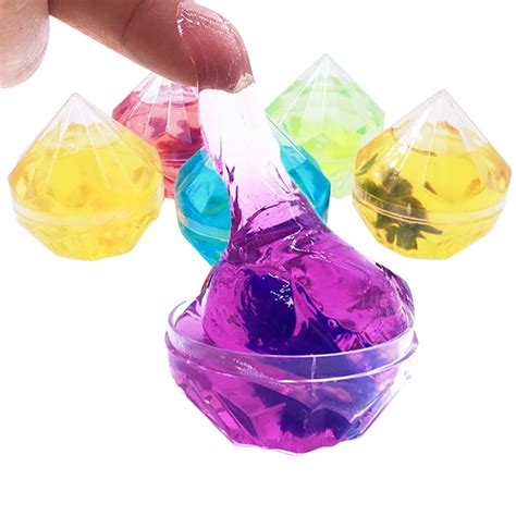 Crysta Diamonds Jelly Toy Soft Slime Scented Stress Relief Toy Sludge Slime Toys - Walmart.com ...