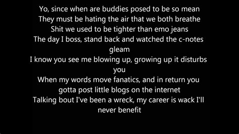 Hopsin - You Are My Enemy Lyrics - YouTube