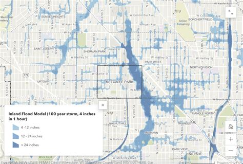 Inland flood exposure map - Groundwork USA