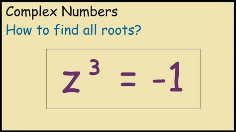 Nth roots of complex numbers how to solve - YouTube