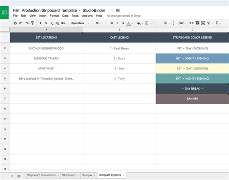 Download Film Production Shooting Schedule Template