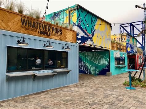 Sparkman Wharf features Tampa's favorite restaurants in converted shipping containers