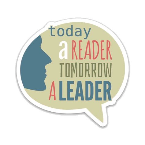 Today a Reader Tomorrow a Leader Sticker — Kards Unlimited