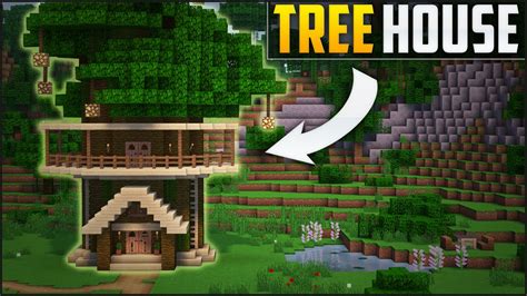 Minecraft: How To Build A Tree House Tutorial (EASY!) - YouTube