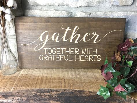 Gather Together Sign Wood Sign Wooden Sign Gather Together | Etsy