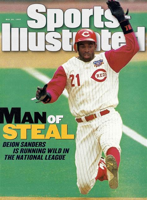 Cincinnati Reds Deion Sanders... Sports Illustrated Cover by Sports ...