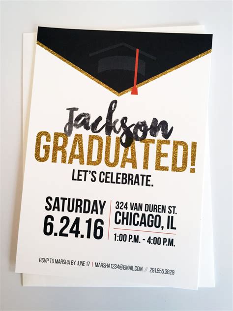 Custom Personalized Graduation Party Invitations | Etsy