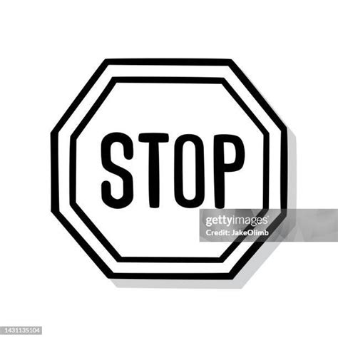 Stop Sign Sketch Photos and Premium High Res Pictures - Getty Images