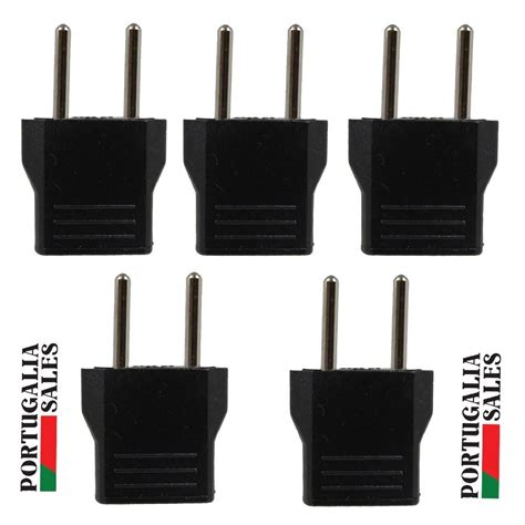 5x Outlet 110 Volt to output 220 Volt Type C European Round Plug Travel ...