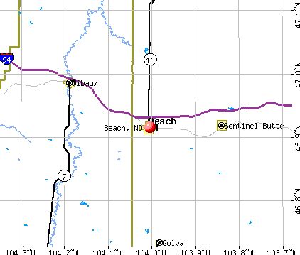 Beach, North Dakota (ND 58621) profile: population, maps, real estate, averages, homes ...