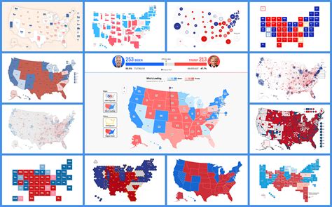 Election Maps Visualizing 2020 U.S. Presidential Electoral Vote Results