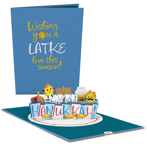 Happy Hanukkah Latkes Pop-Up Card | Lovepop