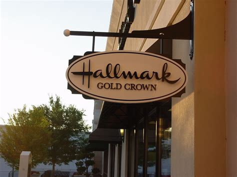 Hallmark Gold Crown Flag Mount Store Sign #hallmarkgoldcrownstores #commonwealthsign | Custom ...