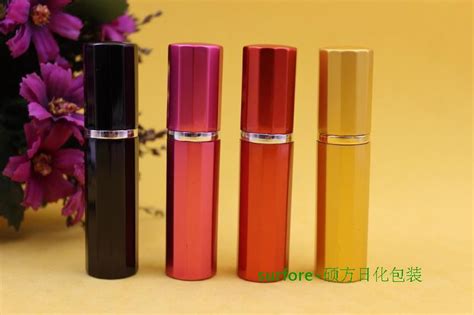 5ml Aluminum Perfume Bottle Sprayer Perfume Glass Bottle Pipe Carved Floral Perfume Bottles ...