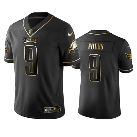 NFL 100 Commercial Nick Foles Philadelphia Eagles Black Golden Edition ...