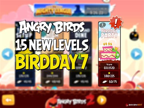 Angry Birds “Birdday 7” Update! 15 New Levels Coming Soon | AngryBirdsNest