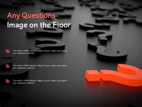 Any Questions Image On The Floor | Presentation PowerPoint Templates ...