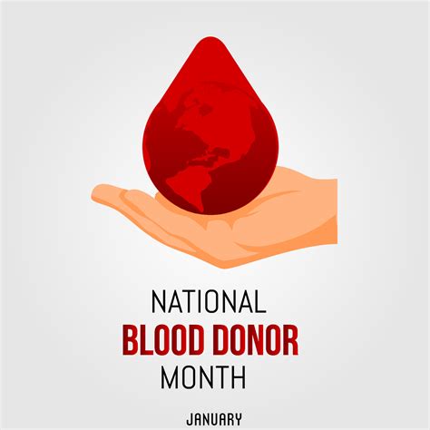 National Blood Donor Month Vector Illustration. Suitable for greeting ...