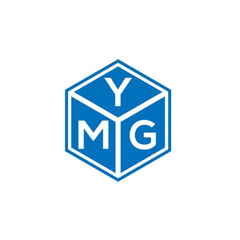 YMG letter logo design on white background. YMG creative initials ...