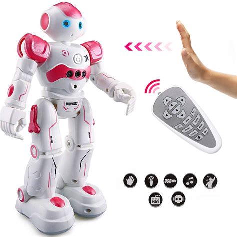 Buy Eholder RC Smart Robot Toy for Kids Gesture Sensing Dancing Walking Remote Control Robot ...