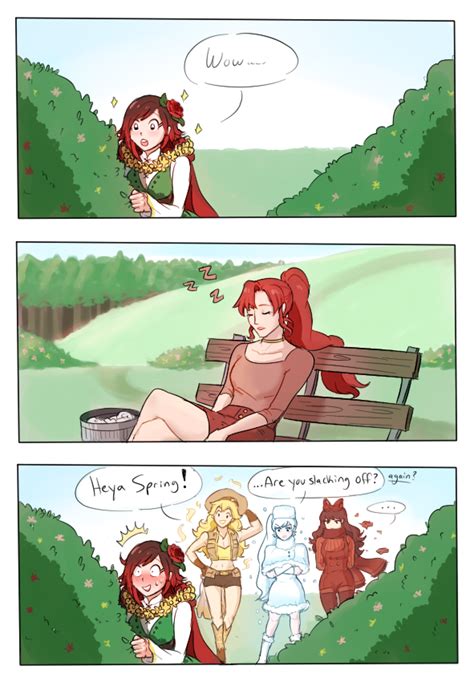 Maiden!AU Ruby spots a pretty human [DashingIceCream] : RWBY