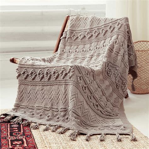 Sampler Blanket pattern by Yarnspirations Design Studio