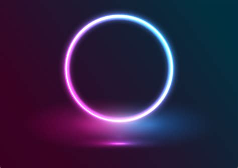 Neon Circle Vector Art, Icons, and Graphics for Free Download